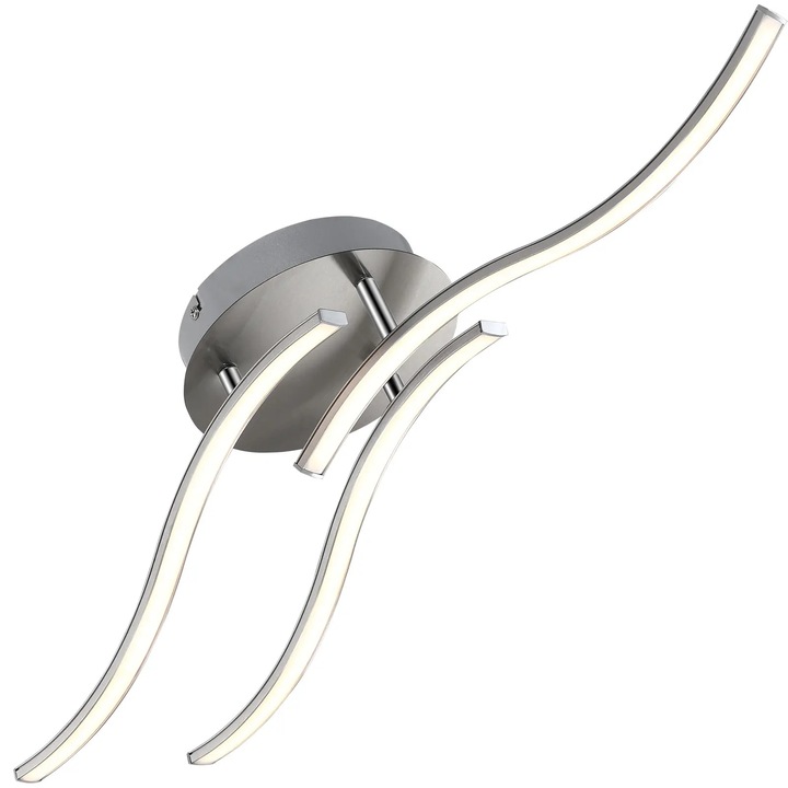 Monzana LED mennyezeti lámpa, 3 világítókar, 66 x 38 x 17 cm, 15 W, 800 lm, IP20 védettség, ezüst színű