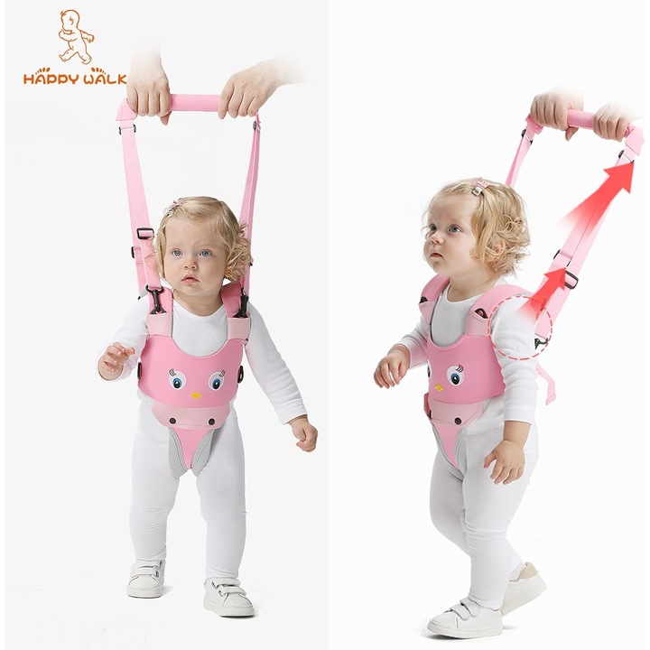 Ham Bebelusi Premergator Ergonomic 2in1 Pisicuta Roz