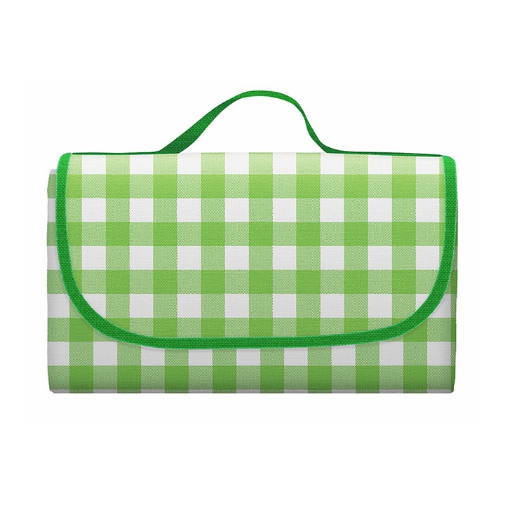 Piknik takaró, 150x200cm, zöld, összecsukható és hordozható, kempingezéshez, strandra, parkba