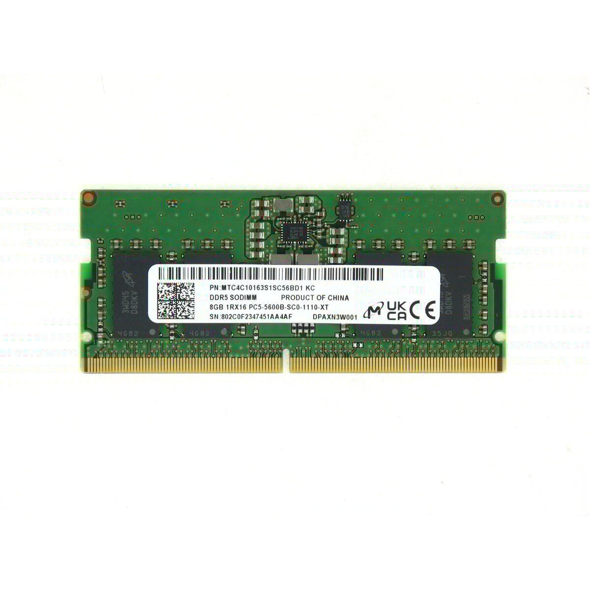 HAGIWARA　8GB DDR5-5600 SO-DIMM Memorie notebook SODIMM 8GB DDR5 5600MHz, Micron - eMAG.ro