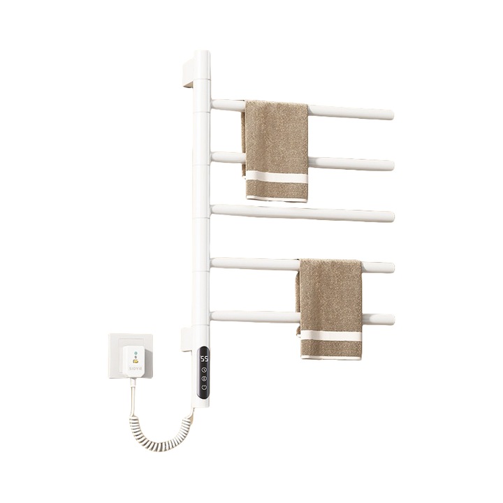 Suport pentru prosoape UWOT, Wi-Fi, impermeabil, 85W, alb perlat, 415x680x100.5mm