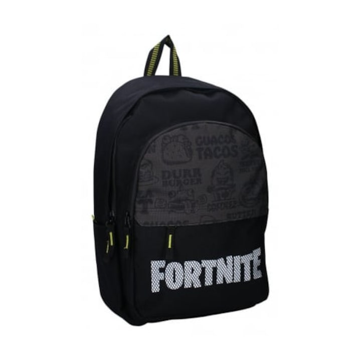 Gyerek hátizsák, 45x29x14 cm, megerősített és állítható pántokkal, többszínű, Battle Royale, Fortnite