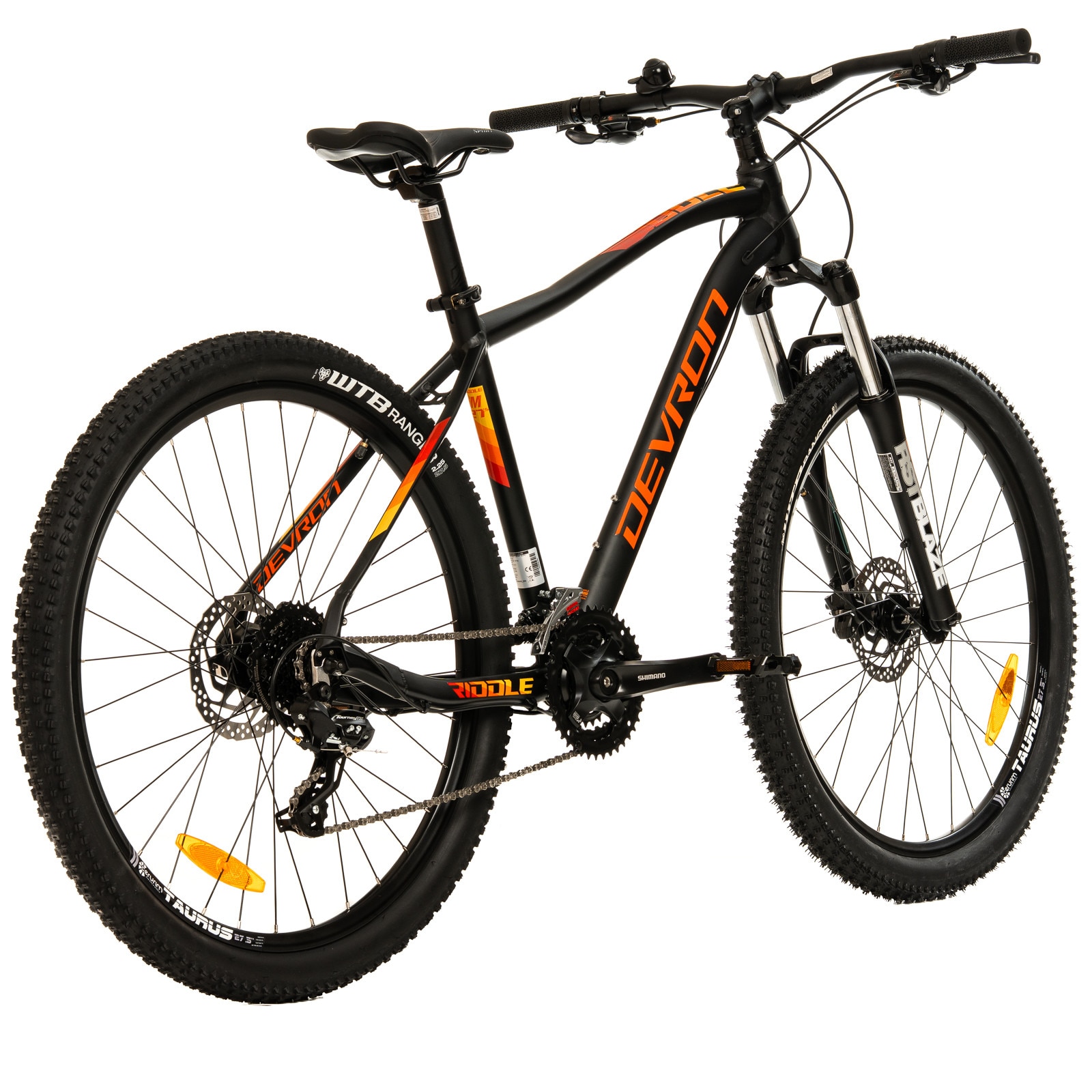 Велосипед Devron Riddle RM1.7 2025 - 27.5 инча, M, черен - eMAG.bg