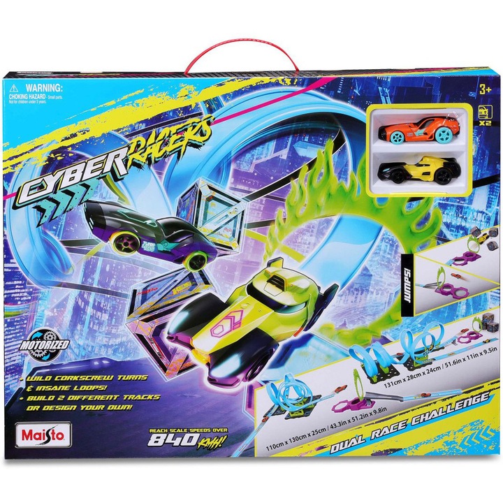 Maisto játékszett - Cyber Racers, Kettős verseny kihívás