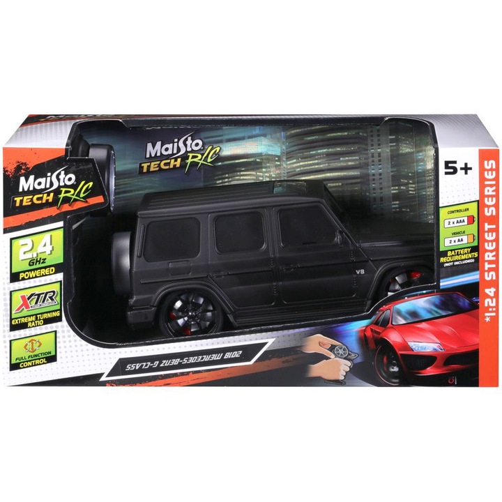Masinuta Maisto Tech R/C - Mercedes Benz G Class 2018, 1:24