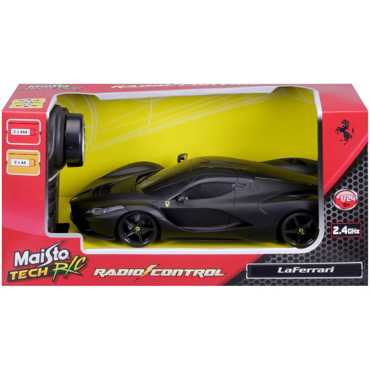 Количка Maisto Tech R/C - Ferrari LaFerrari, 1:24