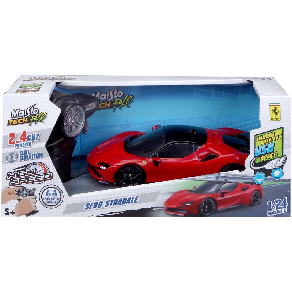 Masinuta Maisto Tech R/C Premium - Ferrari SF90 Stradale, 1:24