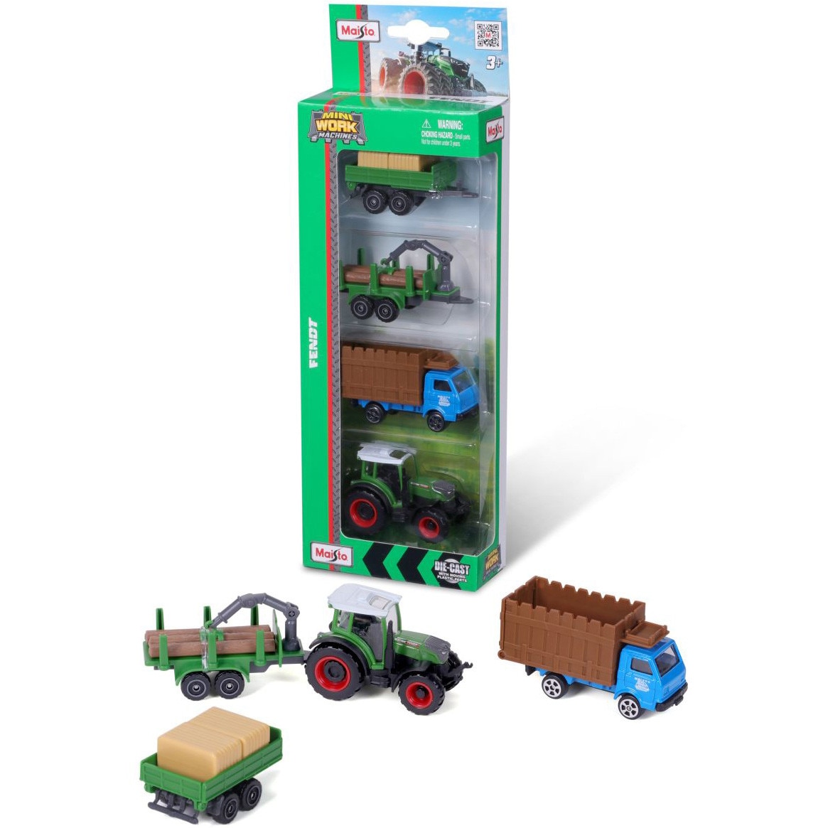 MAISTO Mini Tractor Fendt 209 De 8 Cm | Juguete Agrícola Para Niños +3 Años MAISTO Mini Tractor Fendt 209 De 8 Cm | Juguete Agrícola Para Niños +3 Años
