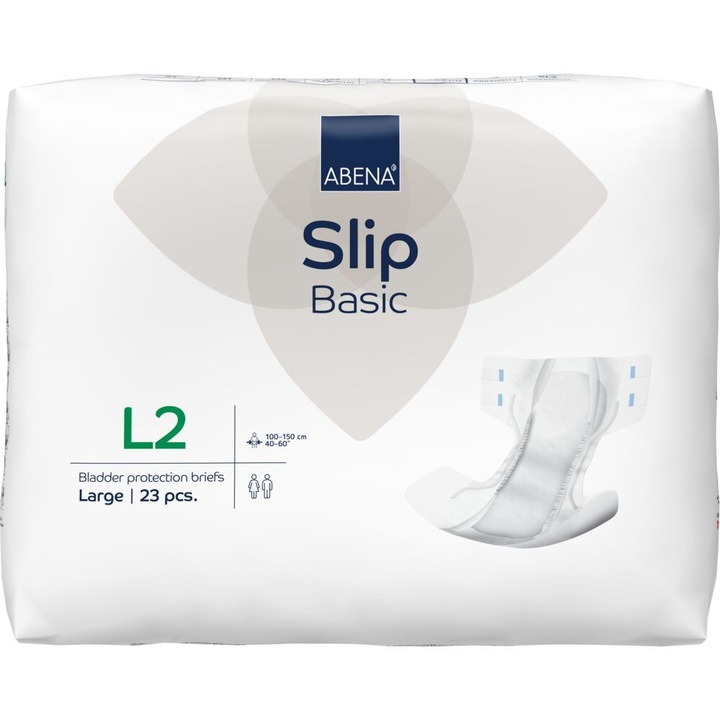 Scutece pentru adulti ABENA Slip Basic, L2, 2800 ml,23 buc.