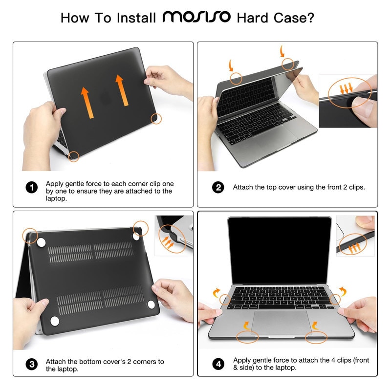 Husa de protectie pentru MacBook Air, potrivita pentru MacBook Air 13,6 inch, versiuni M4, M3, M2, A3240, A3113, A2681, 2025, 2024, 2023, 2022, ZYciyci®, mata, transparenta