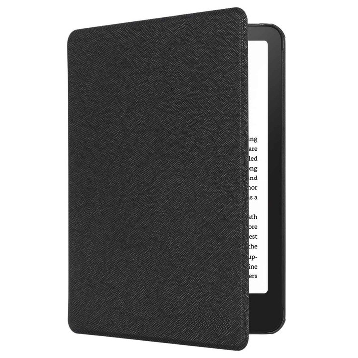 Husa de protectie pentru Kindle 7-inch (12th Gen /2024) si Kindle Colorsoft Signature Edition, auto sleep/wake piele PU，ZYciyci®, negru