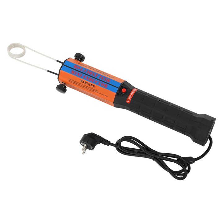 Incalzitor inductie portabil, 1000W, set cu 10 bobine, galben/negru/albastru, 37, 5x10, 5cm