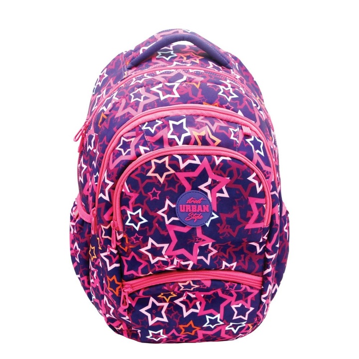 Városi anatómiai iskolatáska, CSILLAGOK, 43x29x22 cm