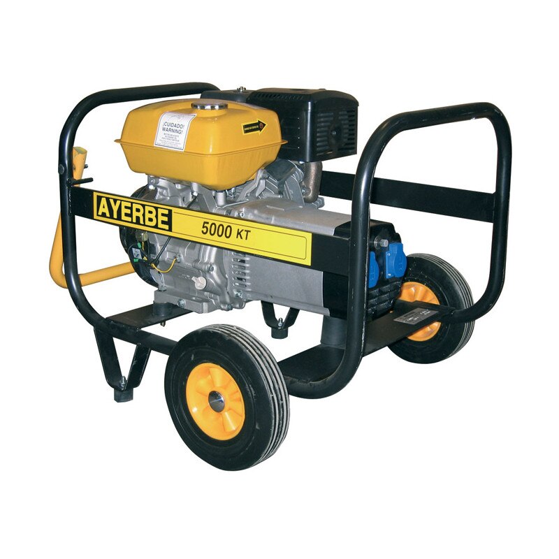 Generator electric portabil monofazat, 5.0 KVA, 3000 rpm, Kiotsu, Ayerbe - AY5000KT MN