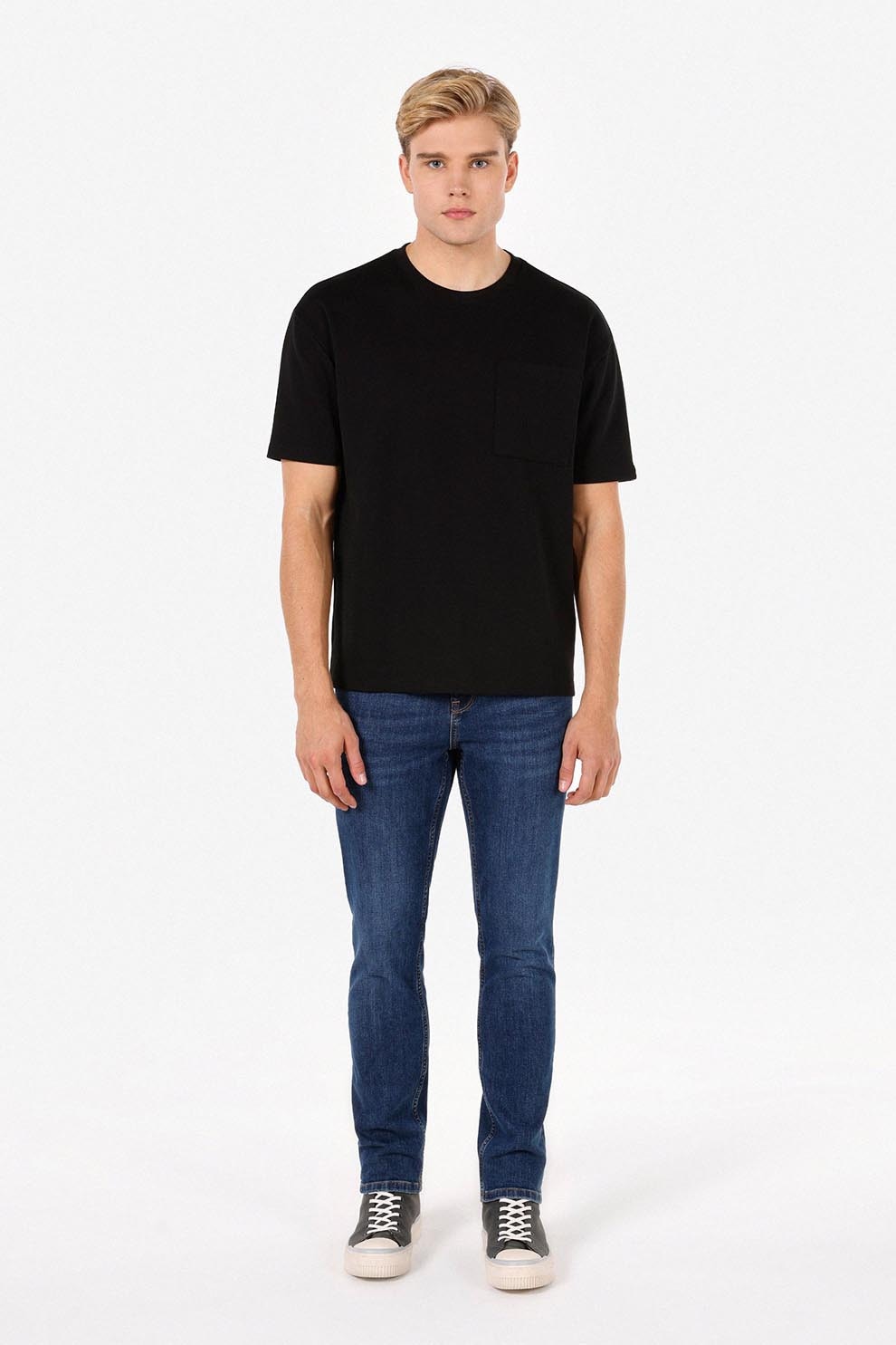 COLIN'S, Blugi regular fit, Albastru inchis, W29-L32