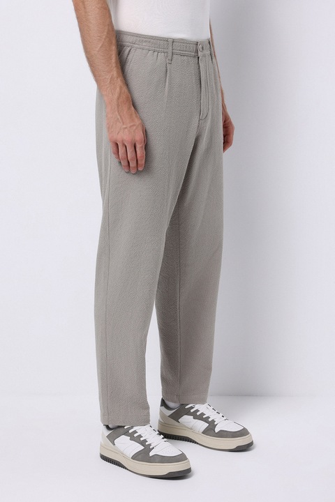 COLIN'S, Pantaloni drepti texturati, Maro taupe deschis