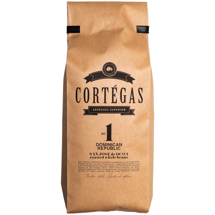 Cafea boabe BIS-NIS Cortegas Espresso Superior, 330g, aciditate scazuta