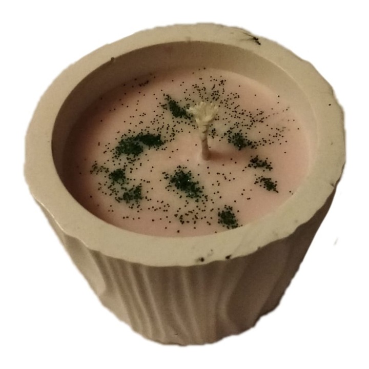 Lumanare parfumata din ceara de albine, parfum floral, 255 g