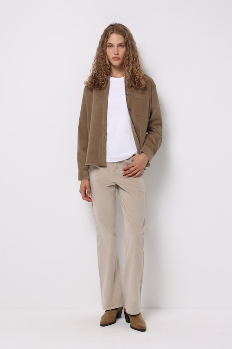 COLIN'S, Pantaloni bootcut cu talie medie, Bej deschis