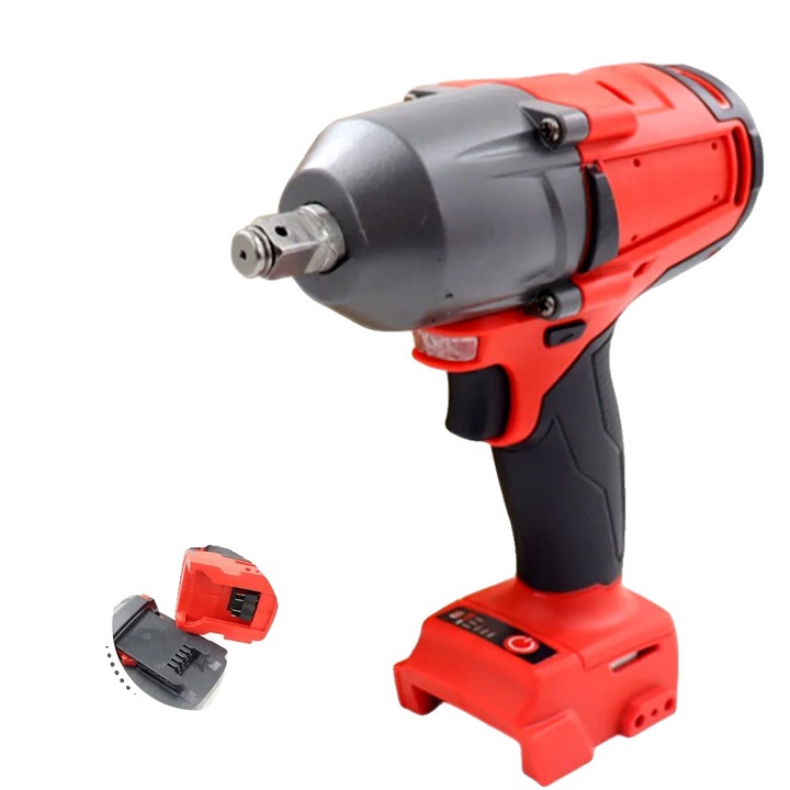 Cheie de impact, 1300 Nm, motor fara perii, fara baterie, 24x21x5.5 cm