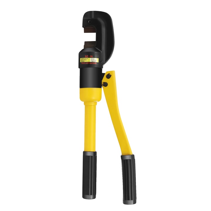 Hidraulikus betonvágó, 8 tonna, hordozható, sárga-fekete, 42 cm