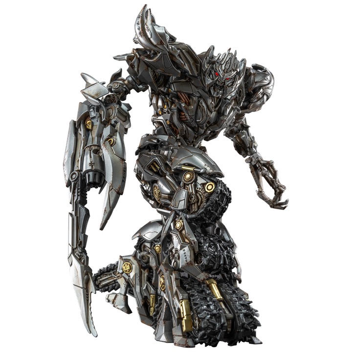 Figurina Transformers: Revansa Celui Cazut - Figurina de actiune colectionabila Megatron Yolopark, 20cm, cu accesorii si arme