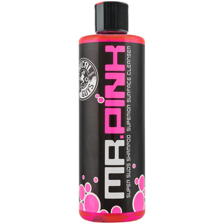 Solutie Auto Chemical Guys MR. PINK SUPER SUDS SHAMPOO - Sampon auto roz cu PH neutru, 473,18 ml