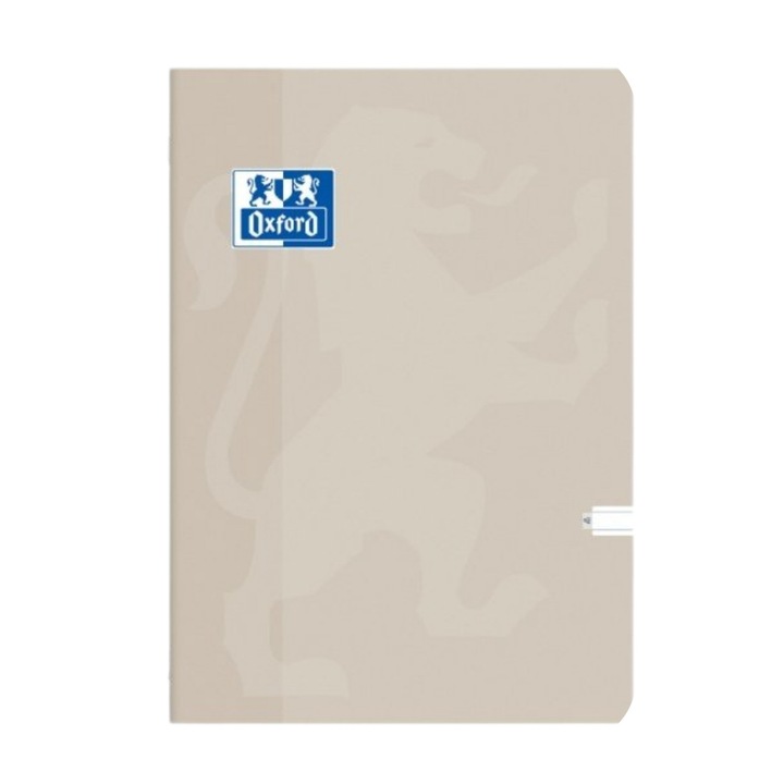 Caiet Oxford A4, 60 file, dictando, crem, 80g/mp