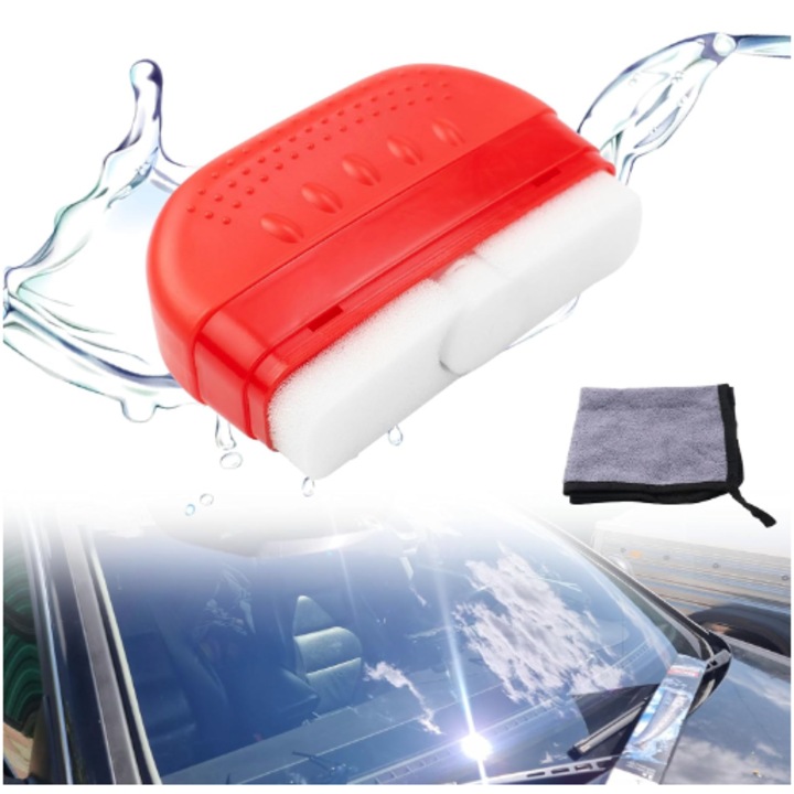 Perie multifunctionala de curatare a geamurilor si caroseriei auto