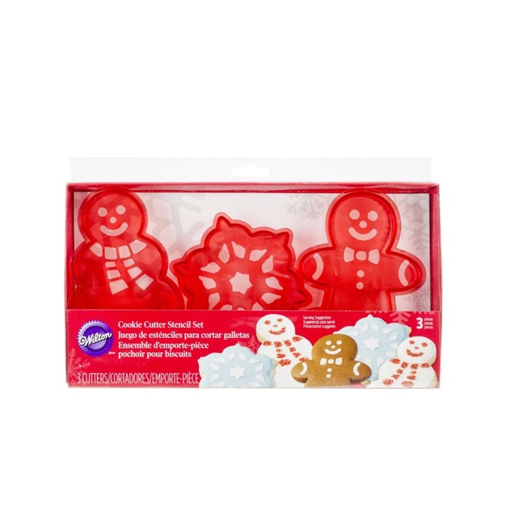 Set decupatoare Craciun 3 buc. - Wilton