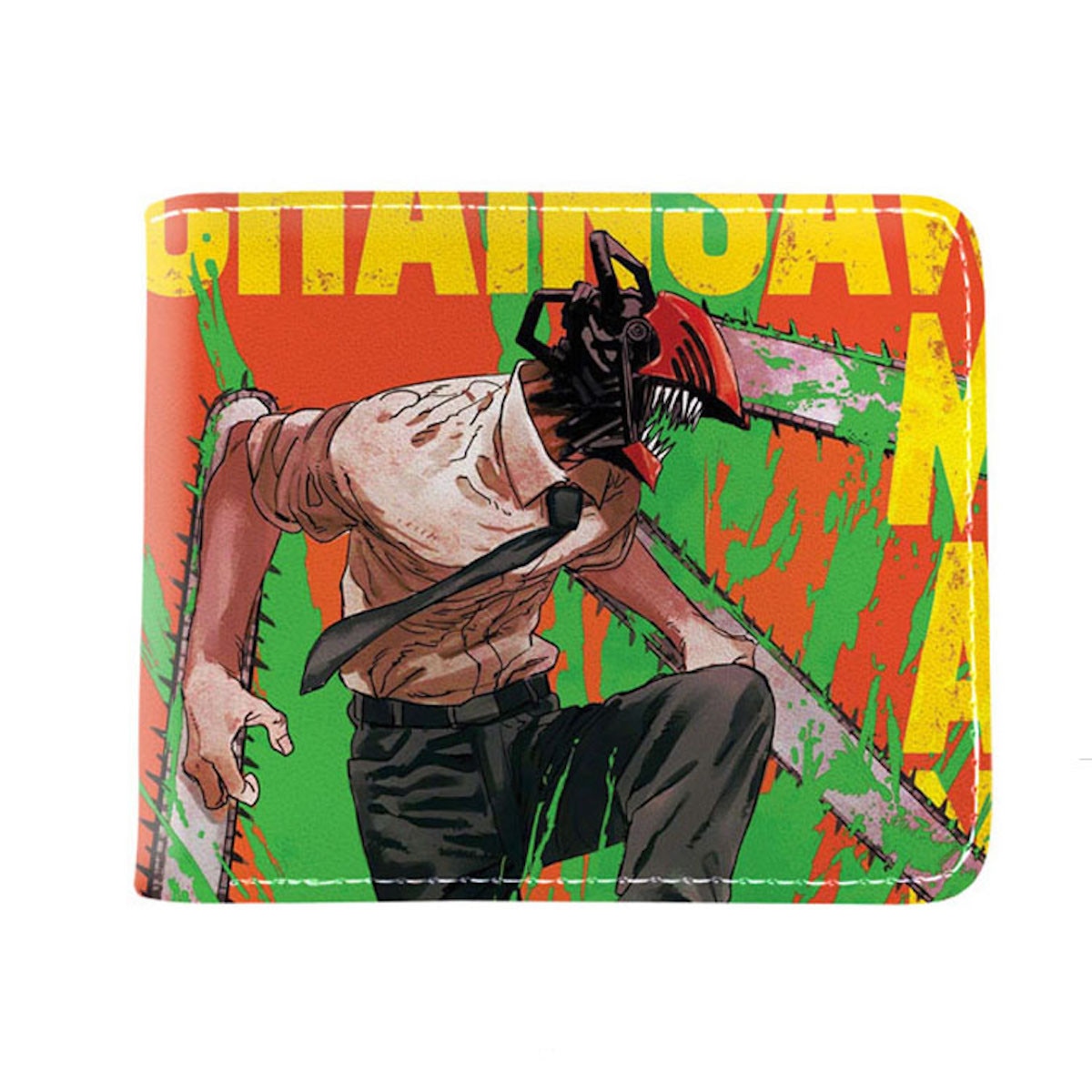 Portofel anime Chainsaw Man, unisex, 11.5x9.5x2cm, 100g