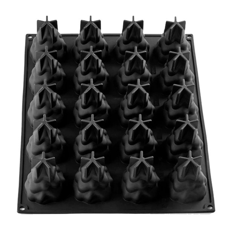 Forma din silicon pentru monoportii, braduleti inzapeziti, 20 cavitati, Ø65x75 mm, 100 ml