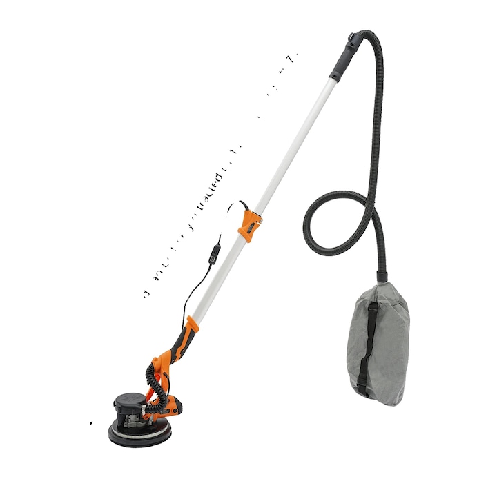 Slefuitoare cu sistem de colectare a prafului, 6 viteze variabile, portocalie, 113x29x22cm, 750W
