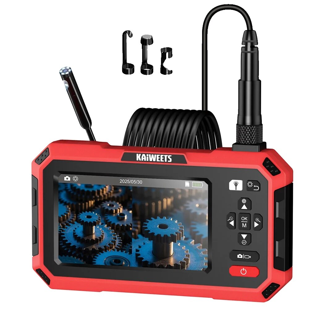 Camera de Inspectie, Sistem cu Doua Obiective, Ecran IPS de 5 Inch