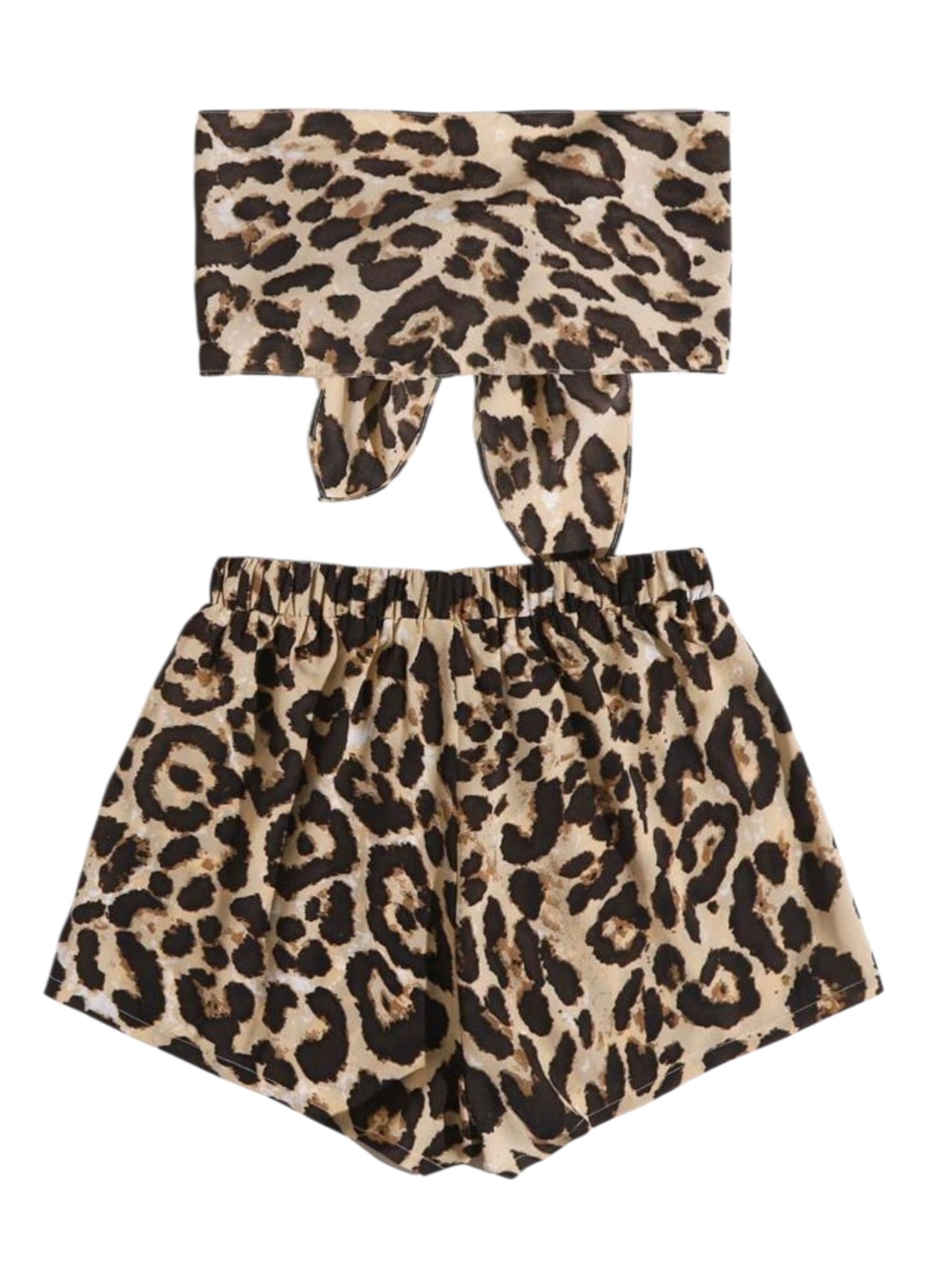 Compleu dama, doua piese, de vara, animal print, S - eMAG.ro