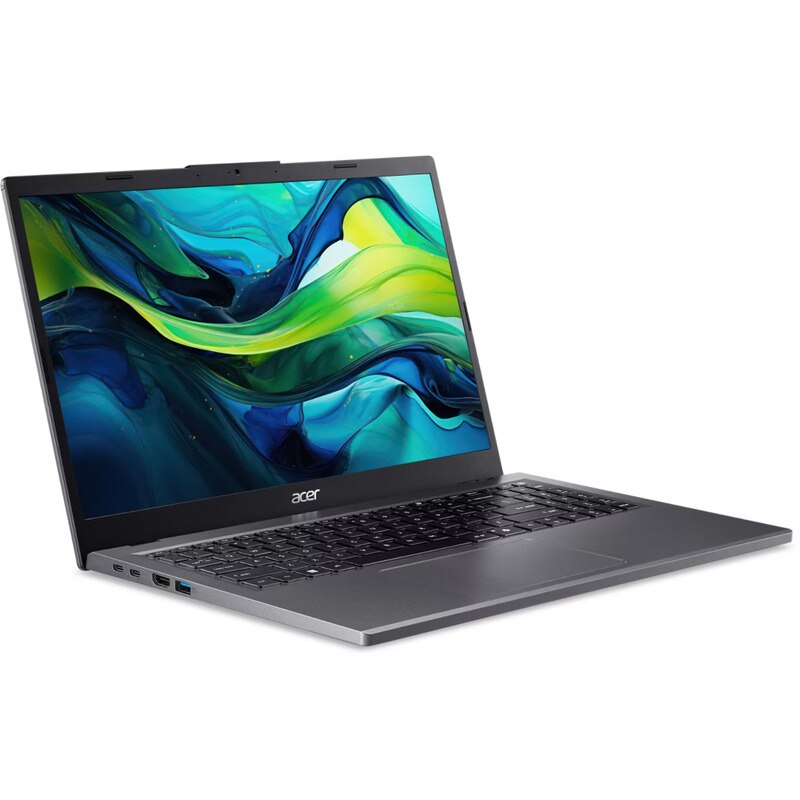 Laptop Acer Aspire 15 A15-61M-R30F cu procesor AMD Ryzen™ 5 8640HS pana la 4.9GHz , 15,6, Full HD IPS, 16GB DDR5 RAM, 512GB SSD, AMD Radeon™ 760M, No OS, Steel Gray