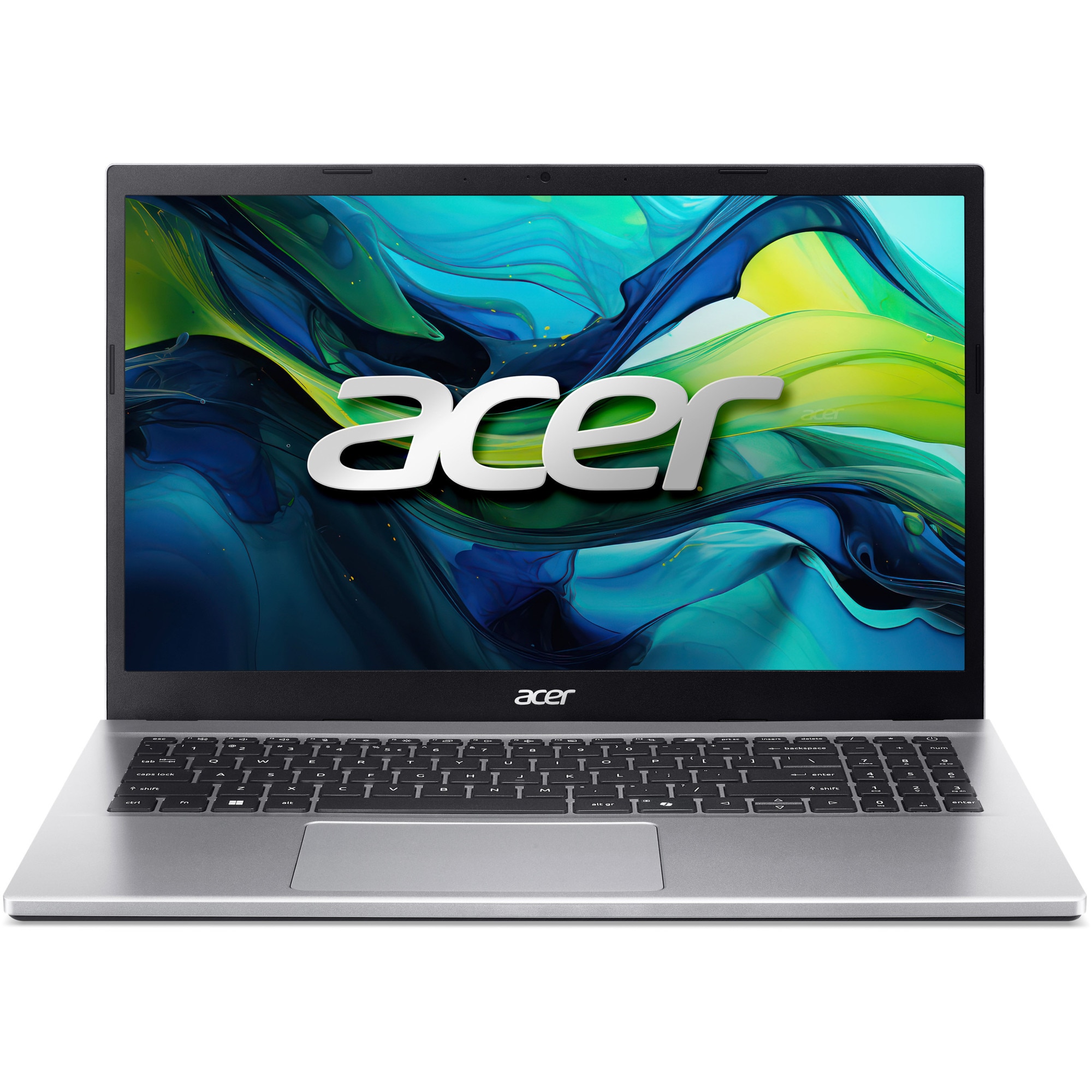 Laptop Acer Aspire Go 15 AG15-42P cu procesor AMD Ryzen™ 5 5625U pana la 4.3GHz, 15.6'' Full HD, IPS,16GB DDR4 RAM, 512GB SSD, AMD Radeon Graphics, No OS, Pure Silver