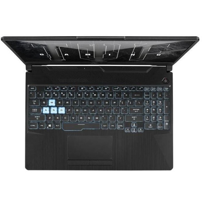 Laptop Asus TUF Gaming A15 FA506NCG-HN211, 15.6 inch 1920 x 1080, AMD 7445HS 6 C / 12 T, 3.55 GHz - 4.7 GHz, 6 MB 16 MB cache, 16 GB DDR5, 512 GB SSD, Nvidia GeForce RTX 3050, Fara sistem de operare, Negru