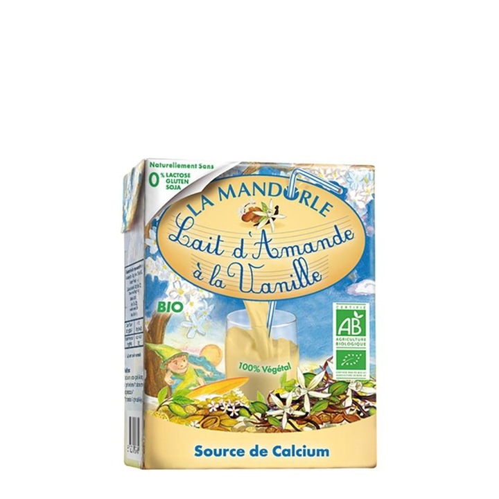 Зеленчукова напитка от бадеми с ванилия, La Mandorle, 200 мл