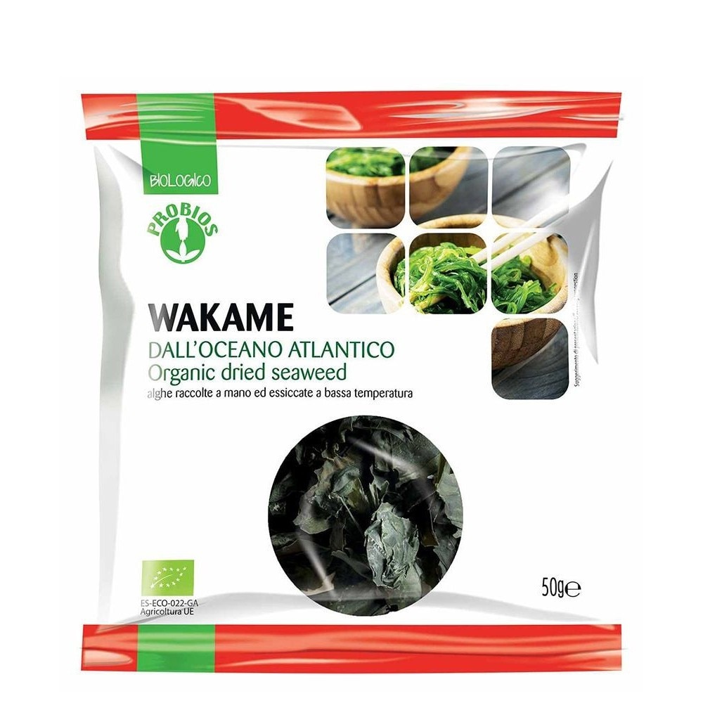 Alge WAKAME bio, Probios, 50g