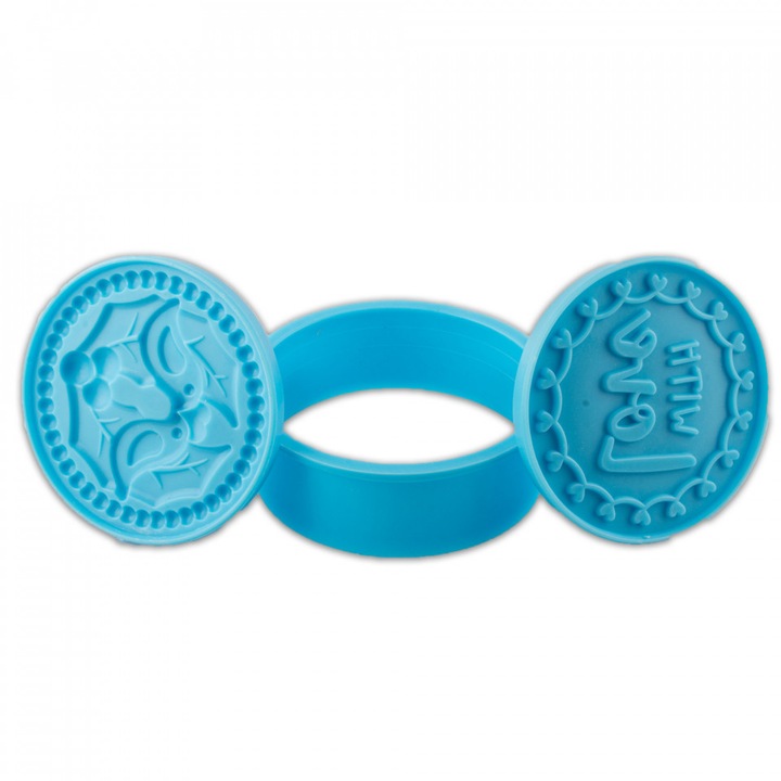 Stampile biscuiti, fursecuri forma "With love" si decor - Lumea