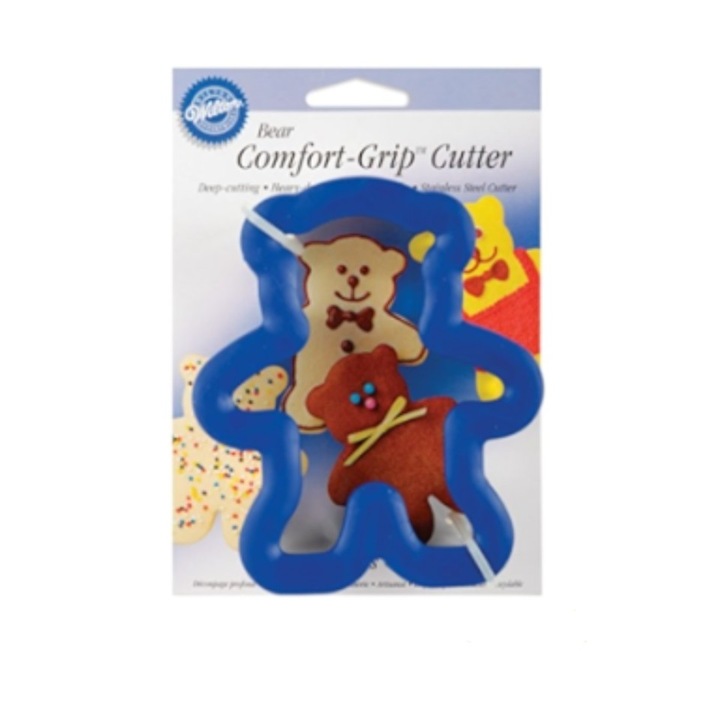 Decupator Urs cu prindere confortabila pentru prajituri, fursecuri - Wilton