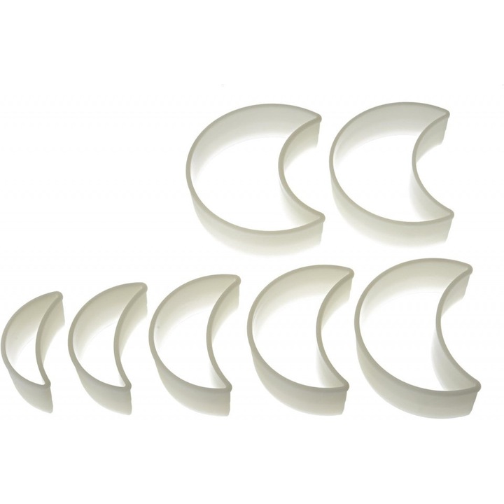 Set decupatoare forma luna, 7 buc. - SilikoMart