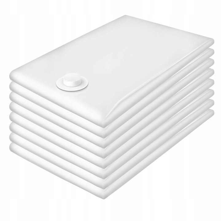 Set 8 sac de vidat, pungi de vid, 80 x 120 cm, pentru haine, a lenjeriei de pat, PA/PE 80 Microni, 7 straturi, Sillar