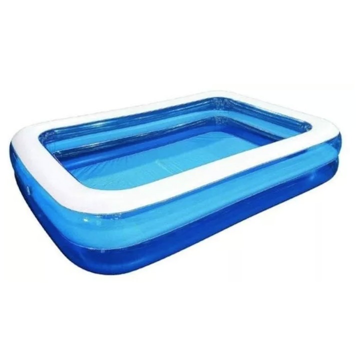 Piscina gonflabila pentru Adulti/Copii dimensiuni 200 x 150 x 50 cm Dreptunghiular