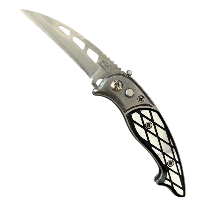 Briceag pliabil, lama 6 cm, lungime totala 14,5 cm, grosime lama 2 mm, 60 g, AVI-5082