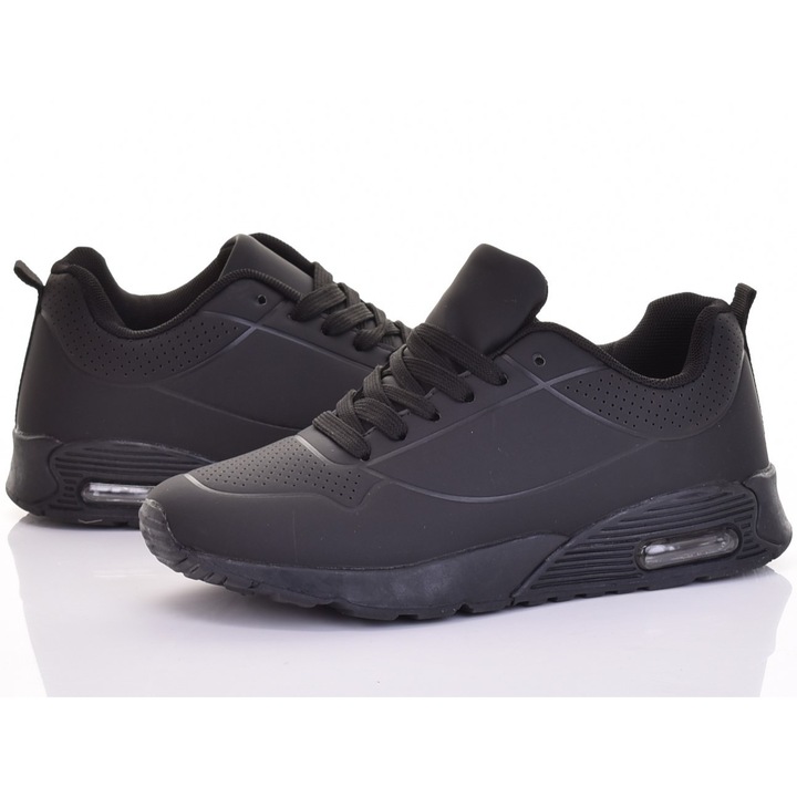 Tenisi dama, Martinus, negru, piele ecologica