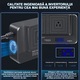 Autós inverter 12V-ról 220V-ra univerzális dupla aljzattal, 4 USB porttal, digitális kijelzővel, max. teljesítmény 400W