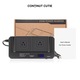 Autós inverter 12V-ról 220V-ra univerzális dupla aljzattal, 4 USB porttal, digitális kijelzővel, max. teljesítmény 400W