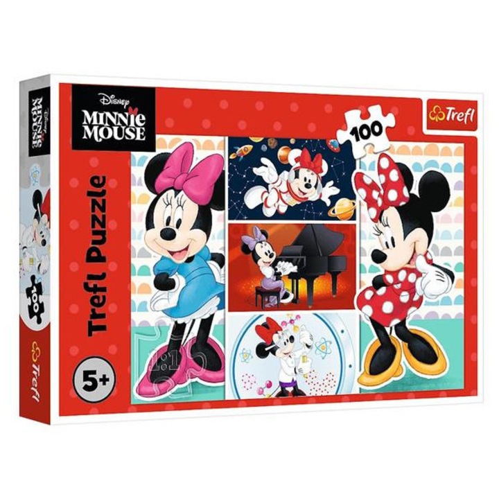 Пъзел Trefl от 100 части - Мини Маус (16517)